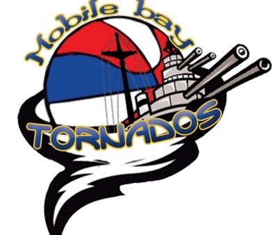 A logo of the mobile bay tornadoes