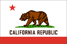 A picture of the california state flag.