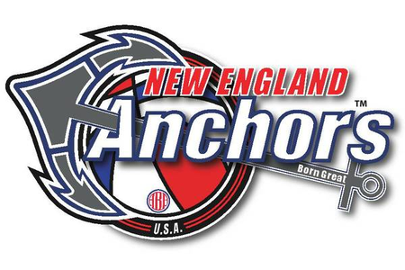 A logo for new england anchors