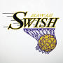 A logo of a basketball hoop with the words hawaii swish written in it.