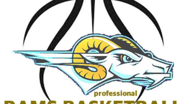 A logo of the rams basketball team.