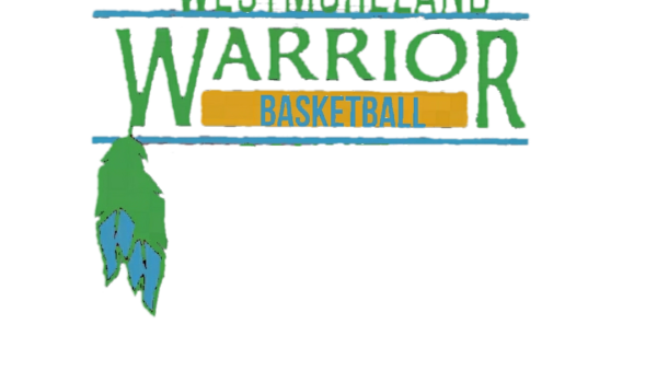 The logo for westmoorland warrior basketball.