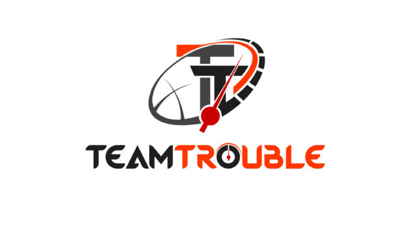 A logo of team trouble