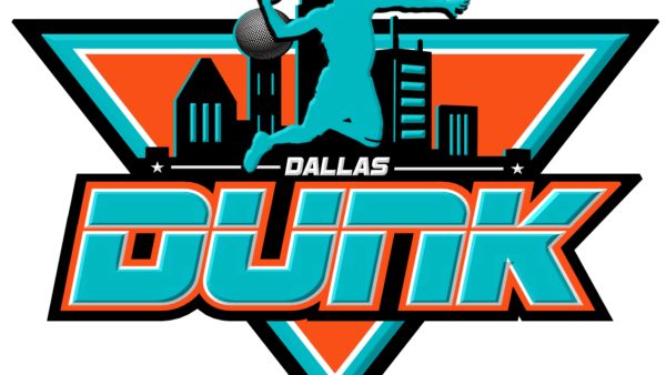 Dallas Dunk basketball league logo.