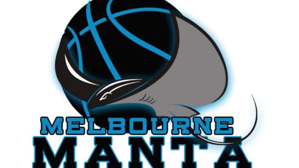 Melbourne Manta basketball team logo.