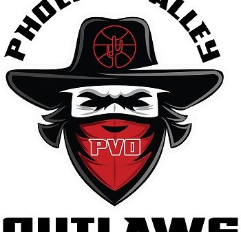 A logo of the phoenix valley outlaws.