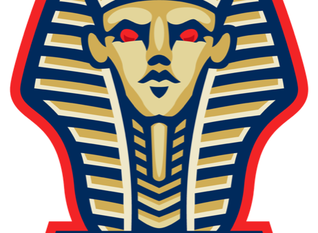 Nevada Pharaohs logo with pharaoh head