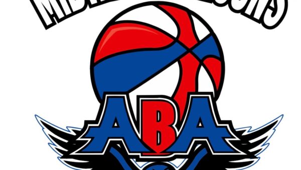 Midwest Falcons ABA basketball logo