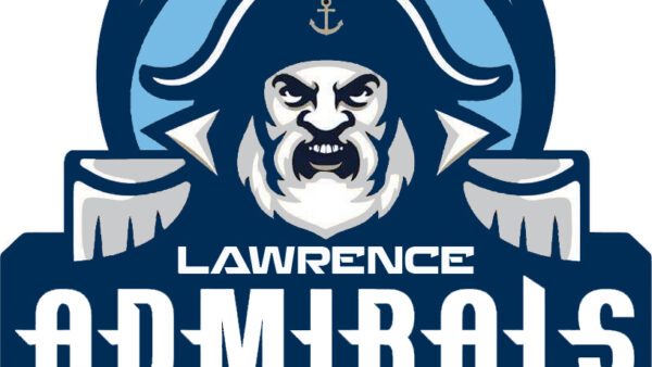 The logo for lawrence admirals.