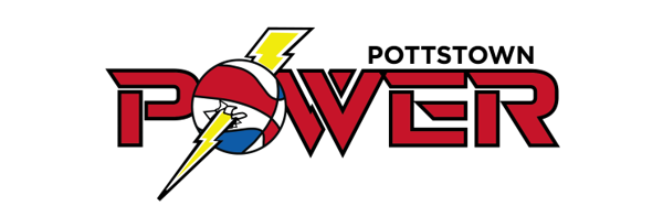 Power logo with a lightning bolt and basketball.