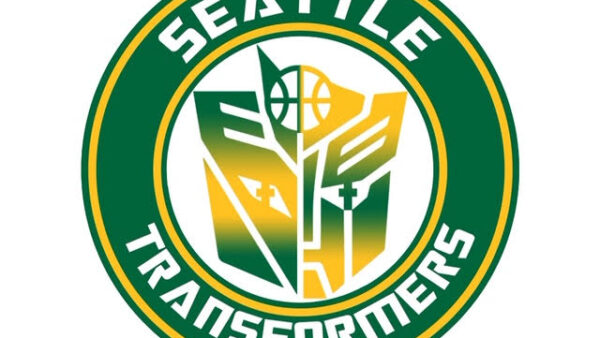 Seattle Transformers basketball logo.