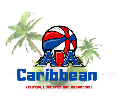 A logo of the apa caribbean basketball league.