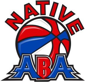 The native aba logo on a black background.